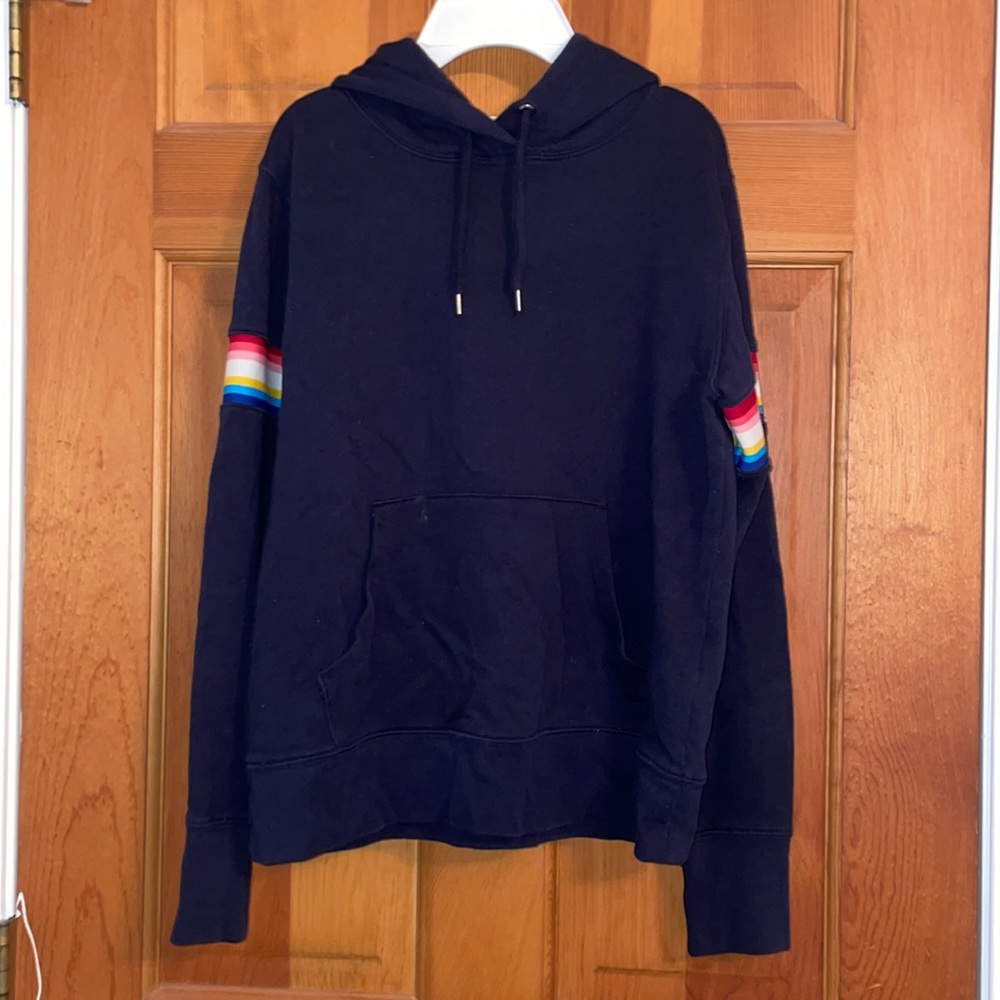 XS GAP navy blue, hooded sweatshirt
